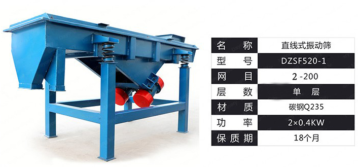 直線振動篩層數(shù)、精度、功效的講析